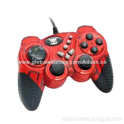 Wired PC USB Game Pad with Dual Shock and Fashionable Design, Various Color, Factory Cheap Price